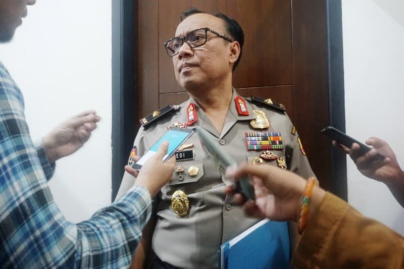 Karopenmas Divhumas Polri Brigjen Dedi Prasetyo (Foto : REQnews/Haikal)