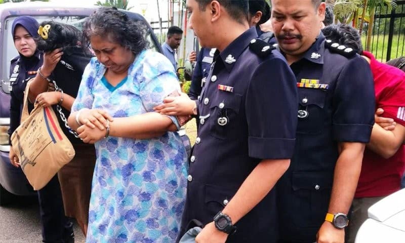 Terdakwa pembunuh Adelina Lisao, S Ambika (Foto : says.com)