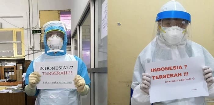 Tenaga Medis Kecewa, Pakai Hashtag #IndonesiaTerserah di Media Sosial (Foto: Istimewa)