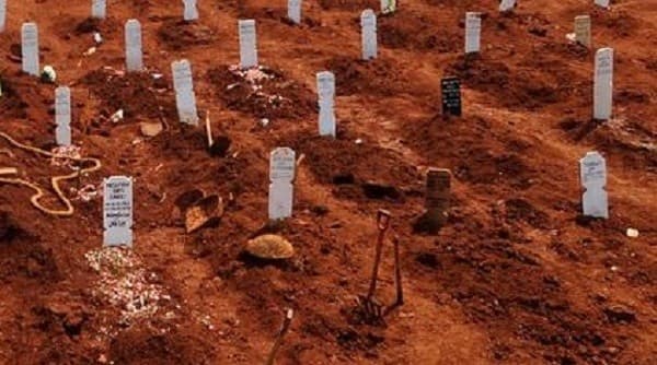 Makam Covid-19 (Foto:Istimewa)