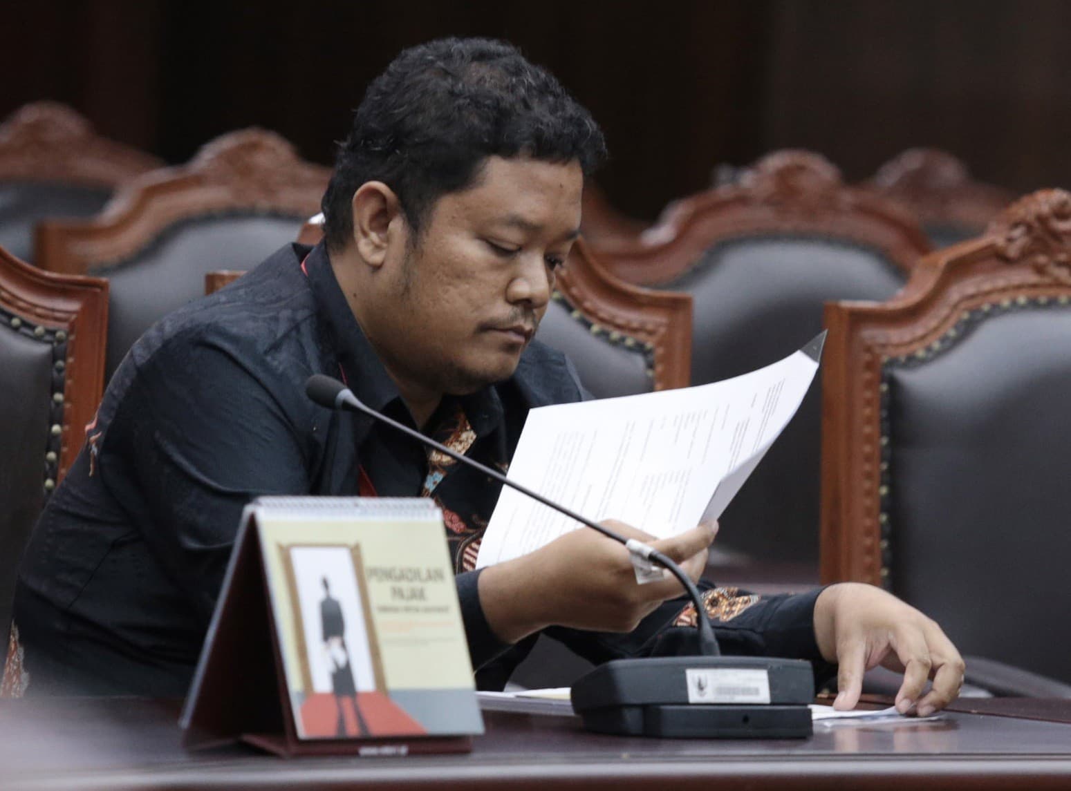 Pendeta Rolas Jakson Tampubolon selaku pemohon (Foto:mkri.id)