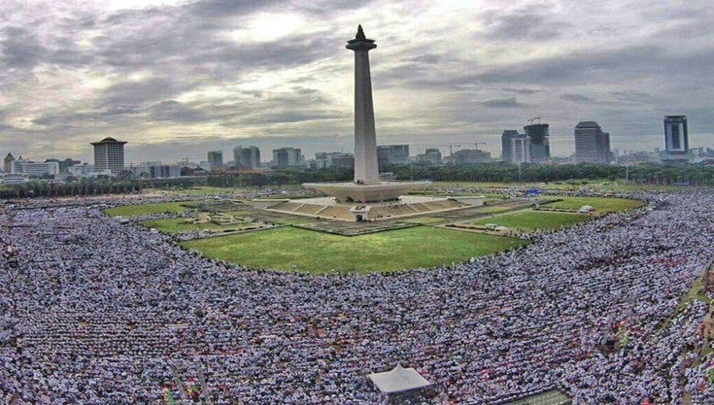 PA 212 di Monas (Foto:Istimewa)
