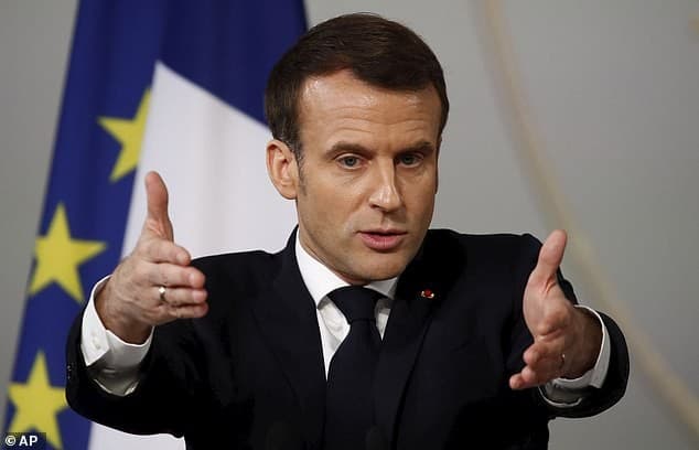 Presiden Prancis Emmanuel Macron  (Foto:dailymail)