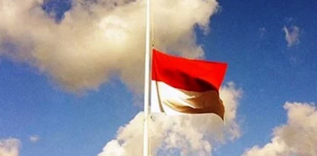 Bendera setengah tiang  (Foto:Istimewa)