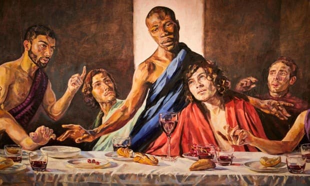 Lukisan Yesus versi Hitam (Foto:Istimewa)