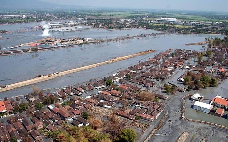 Lumpur Lapindo di Sidoarjo (ist)
