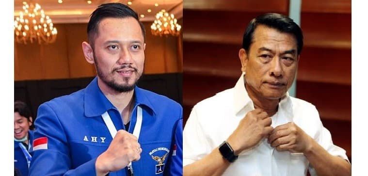 Agus Harimurti Yudhoyono (AHY) dan Moeldoko
