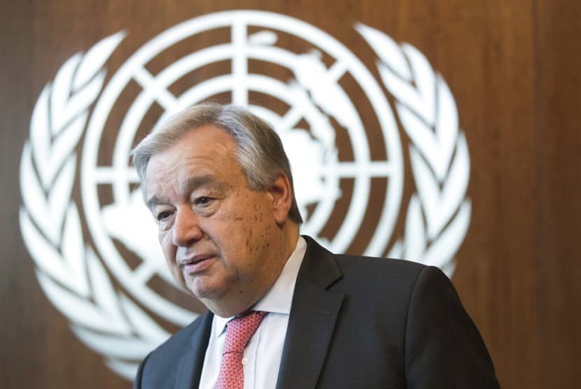 Sekjen PBB António Guterres (Foto: AP Photo/Mary Altaffer)