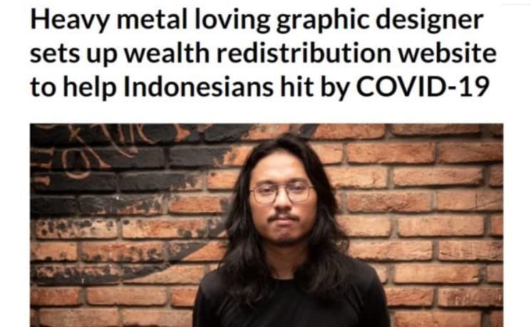 Lody Andrian pria asal Bekasi yang viral di media asing (Foto: Istimewa)