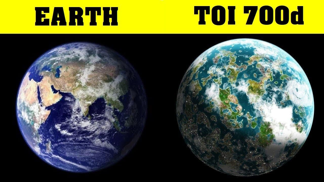 Bumi dan planet TOI 700d temuan terbaru NASA