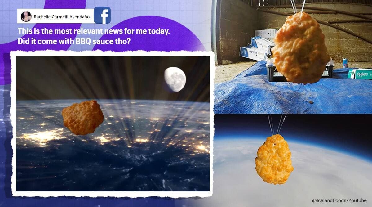 Viral Chicken Nugget dikirim ke Luar Angkasa (Foto: Istimewa)