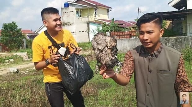 Viral video Edo Putra prank daging kurban isi sampah