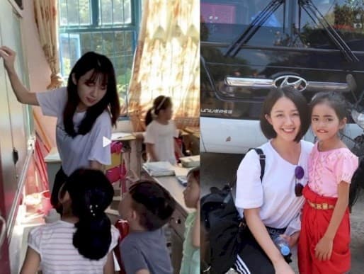 Guru cantik yang viral kini dituding gelapkan uang donasi. (Foto: Weibo/Instagram)
