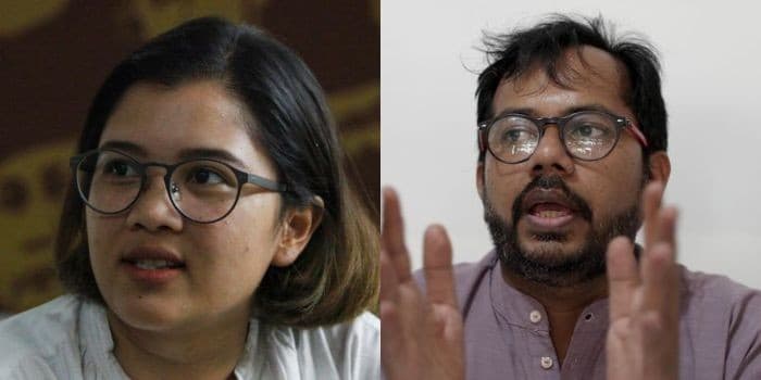 Fatia Maulidiyanti dan  Haris Azhar (Foto:Istimewa)