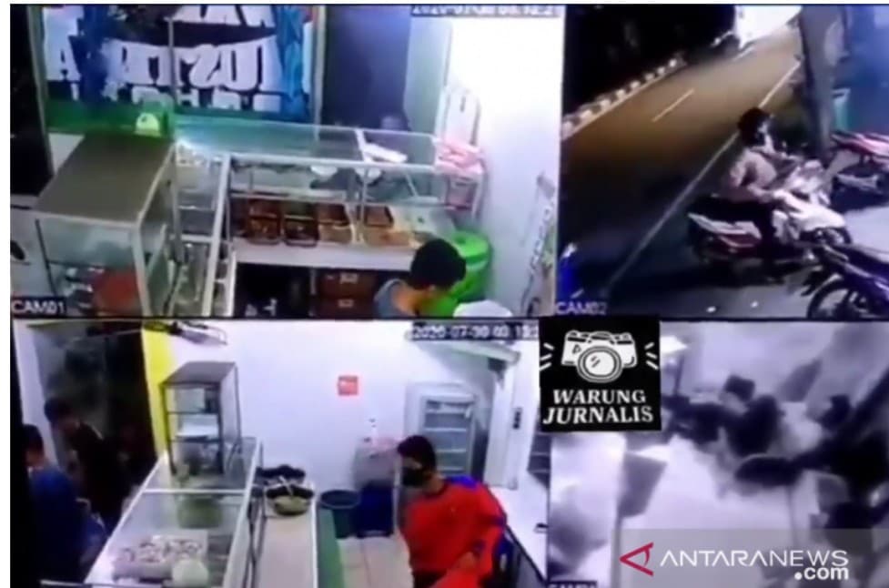 Viral Video Komplotan Maling Motor Beraksi di Tanah Sereal