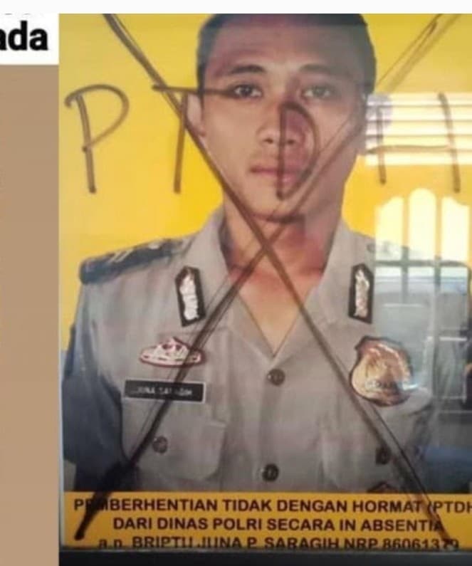 Kapolri Pasti Malu, Briptu Juna Hamili Pelakor dan Ogah Tanggung Jawab