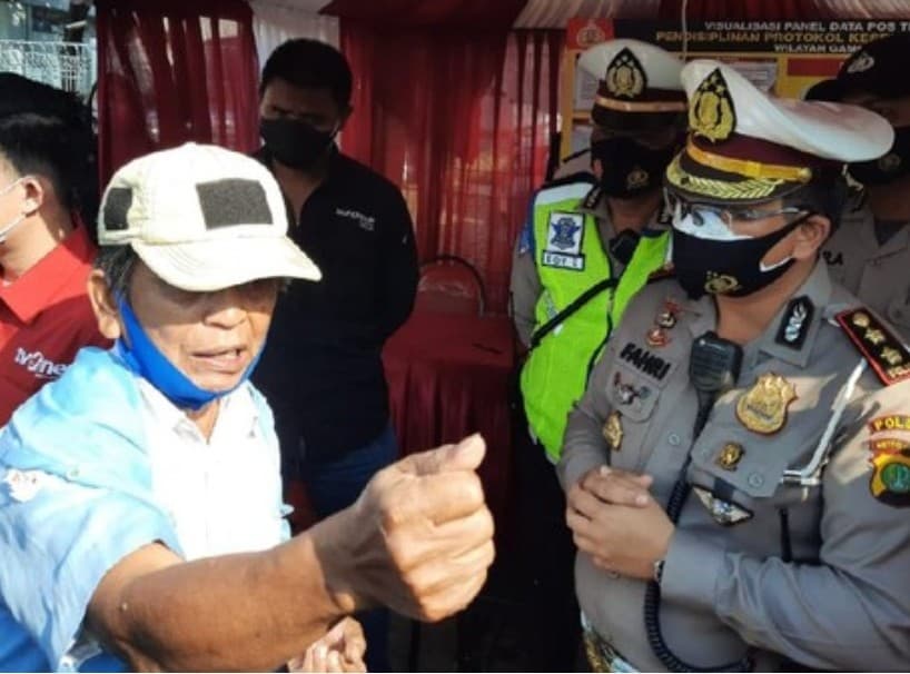 Operasi Yustisi, AKBP Fahri Kena Semprot Sopir Angkot