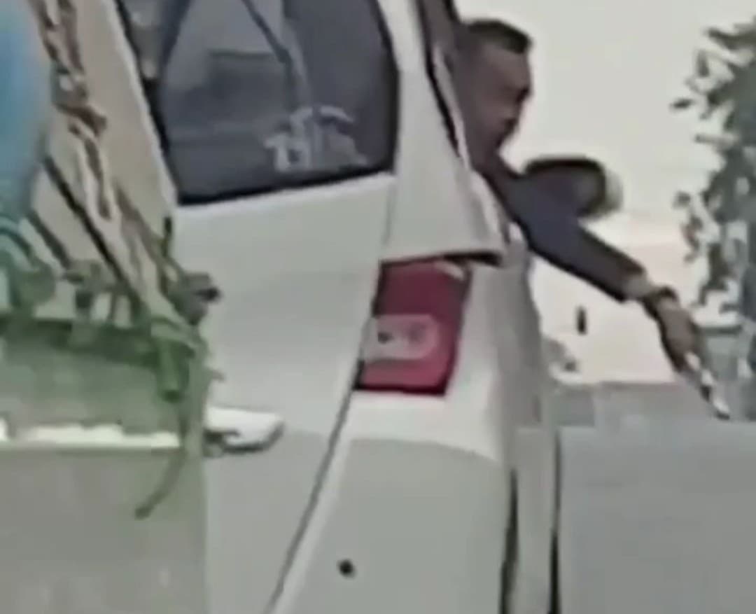 Viral polisi koboi di Polda Kalsel (Foto: Istimewa) 