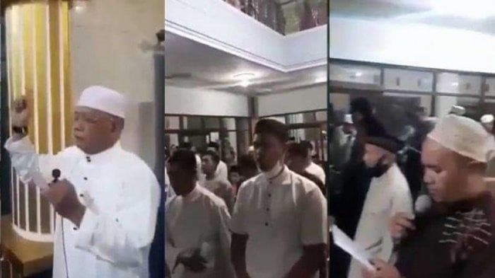 Viral jamaah masjid nyayikan Indonesia Raya sebelum salat (Foto:Istimewa)