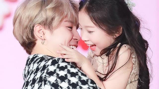 Jimin BTS dan Koo Sarang (Foto: Istimewa)