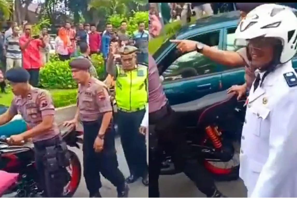 Kades Geber-gever RX King saat Pelantikan. (Foto: Istimewa)
