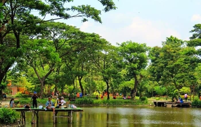 Salah satu pemandangan di kebun bibit Wonorejo Surabaya (isimewa)