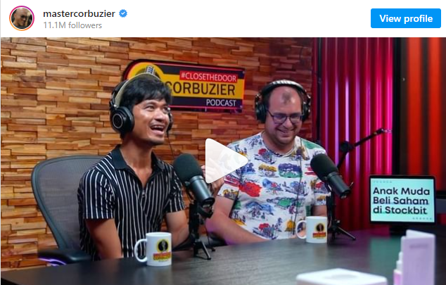Pasangan LGBT Ragil Mahardika dan Frederik Vollert di Podcas Deddy Corbuzier (Foto:Tangkapan Layar)