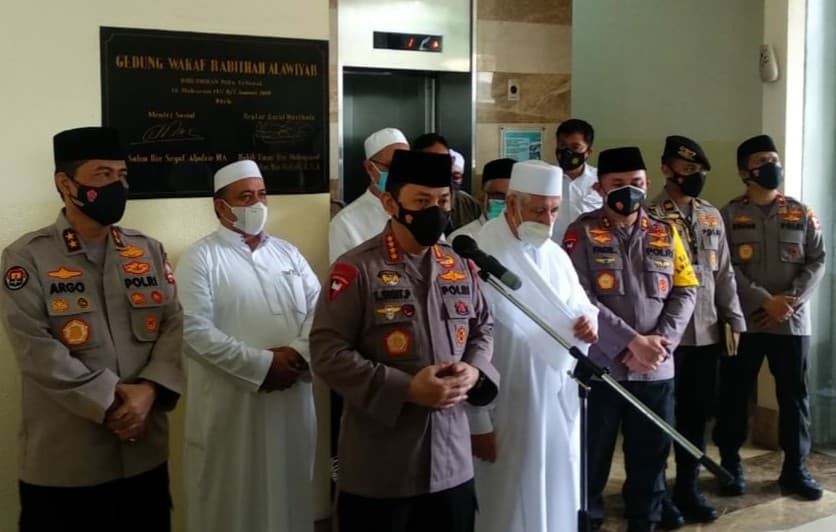 Kapolri Jenderal Pol Listyo Sigit Prabowo mengunjungi Rabithah Alawiyah (Foto: Istimewa)