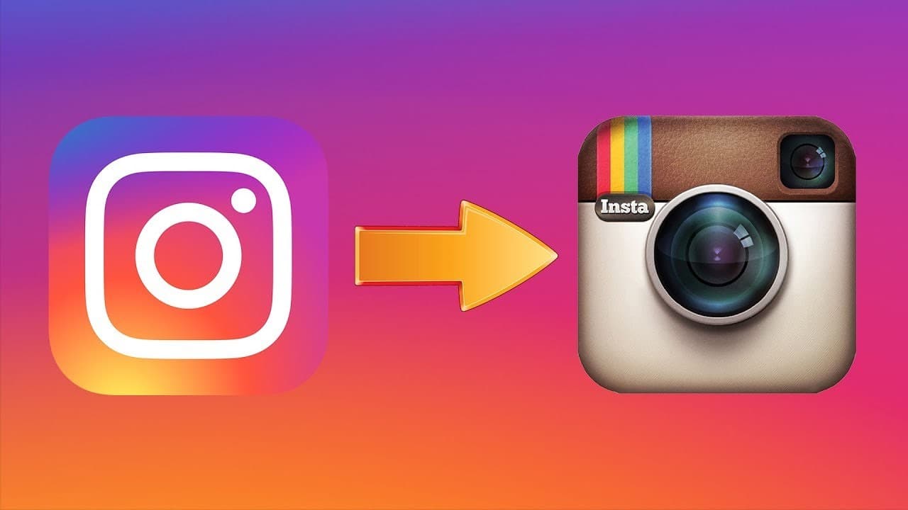 Logo Instagram versi baru dan lama