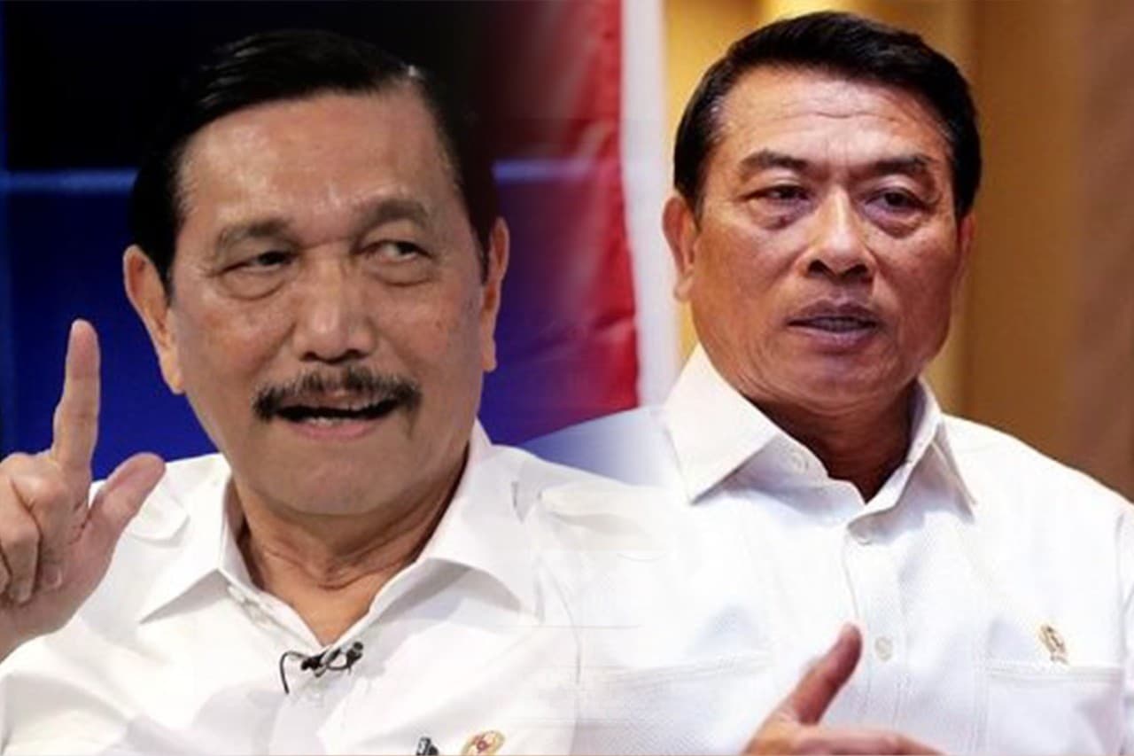 Luhut Binsar Pandjaitan dan Moeldoko (Foto: Istimewa)