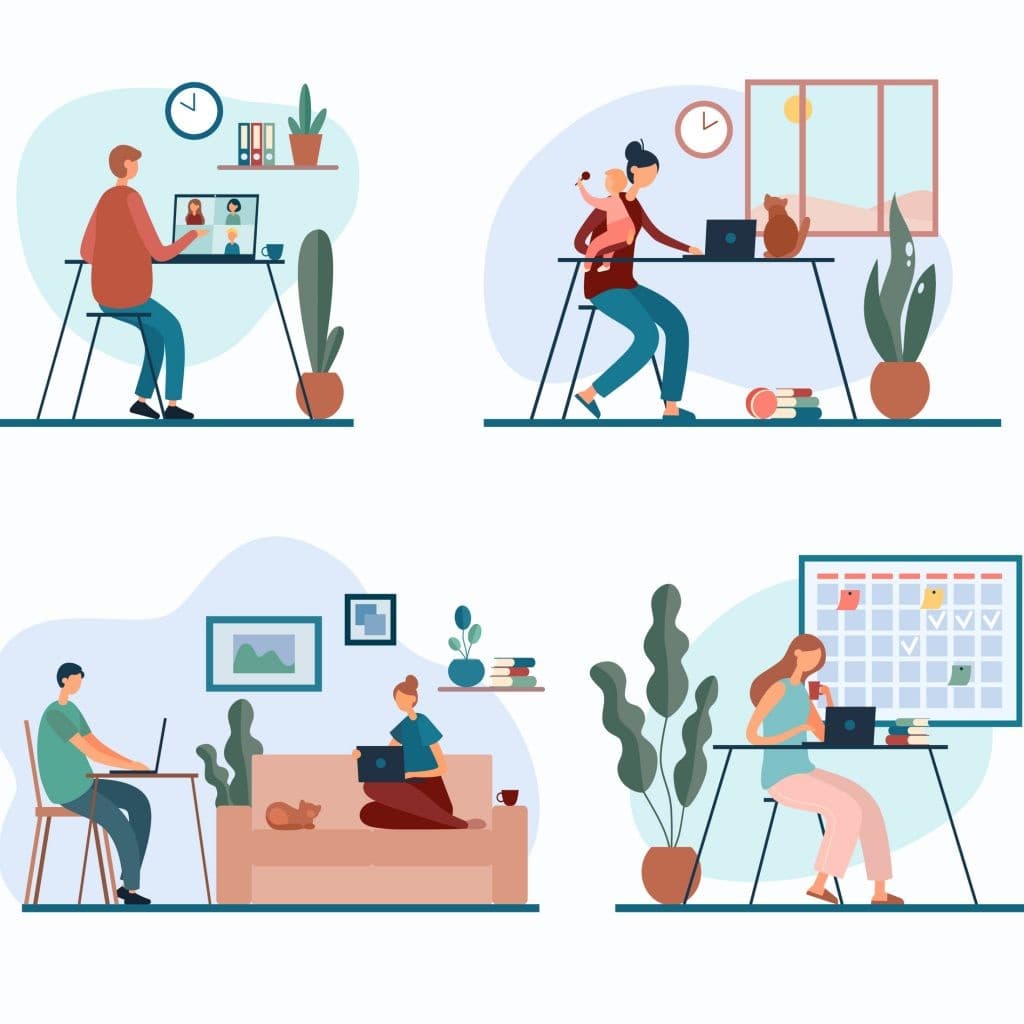 Ilustrasi penerapan new normal