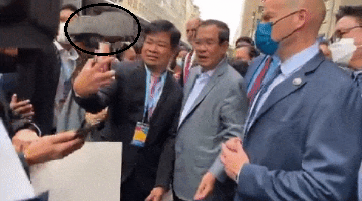 PM Kamboja Hun Sen Dilempar Sepatu saat Kunjungan di AS (Foto:Istimewa)