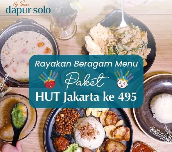 5 resto beri promo spesial HUT Jakarta 22 Juni 2022.