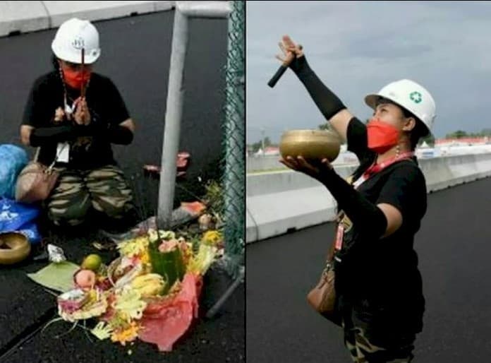 Sosok Rara si Pawang Hujan Mandalika yang viral. (Foto: Instagram/@memomedsos)