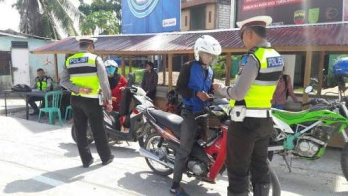 Ilustrasi razia polisi