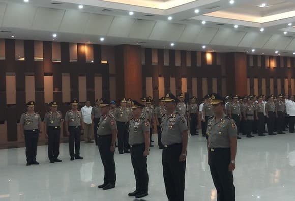 37 perwira tinggi Polri naik pangkat hari ini (Foto: Istimewa)