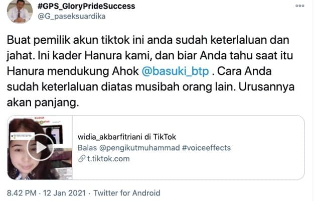 (Sumber: Twitter)