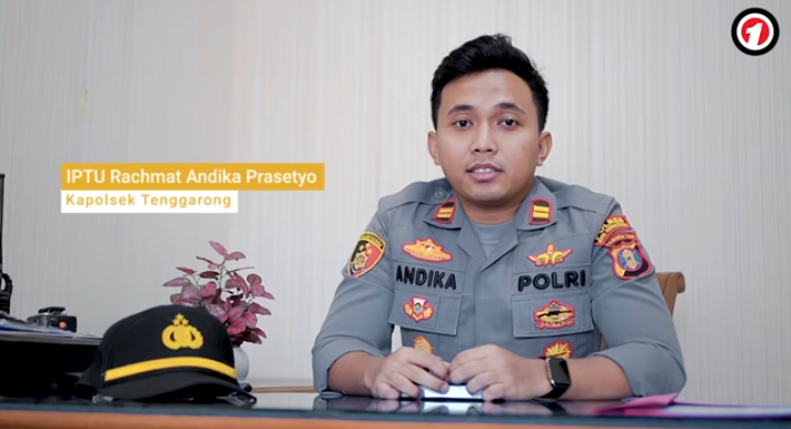 Iptu Rahmat Andika Prasetyo, Kapolsek Tenggarong (Foto: Tangkapan Layar)