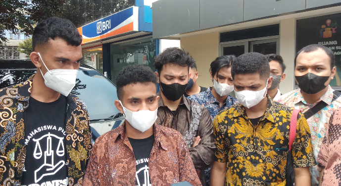 Aliansi Mahasiswa Peduli Hukum Indonesia (AMPHI) (Foto: Hastina/REQnews)