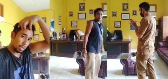 Identitas penyebar video hoaks jamaah Idul Adha dirantai akhirnya terungkap. (Foto: Istimewa)