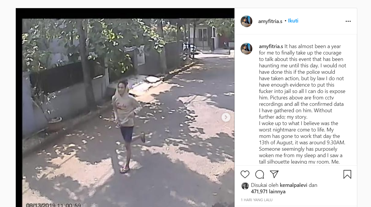 Viral! Diperkosa, Gadis Bintaro Cari Keadilan, Pelaku Gak Ditangkap Polisi