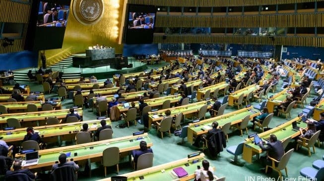 Sidang PBB (Foto:@UN)