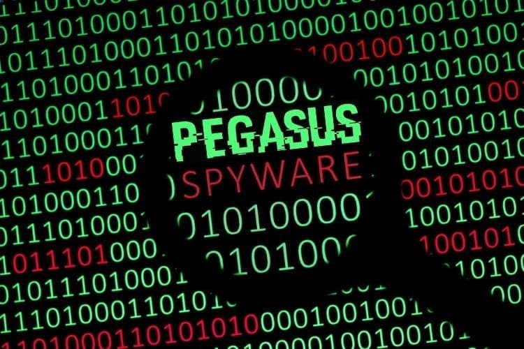 Ilustrasi spyware Pegasus