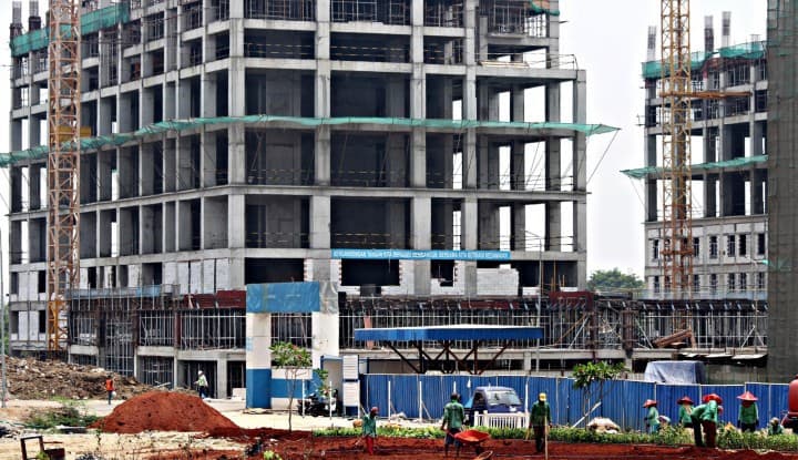 TKA asal Cina tewas di proyek Meikarta (Foto: Istimewa)