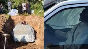 Chief Pitso (Dimakamkan bersama mobil kesayanganya (Foto:Istimewa)