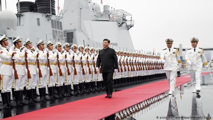 Xi Jinping dan Angkatan Laut Cina (Foto: Istimewa)