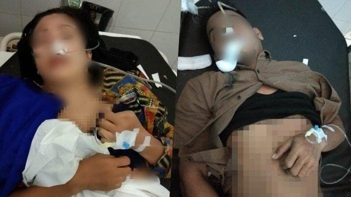 PNS yang melakukan perselingkuhan dan ditemukan pingsan di dalam mobil (Foto:Istimewa)