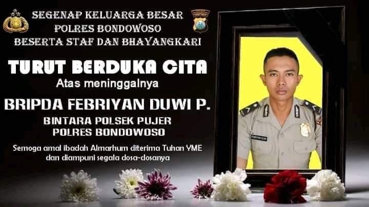 Bripda Febriyan Duwi Purnomo menjadi korban ritual di pantai Payangan (Foto:Istimewa)