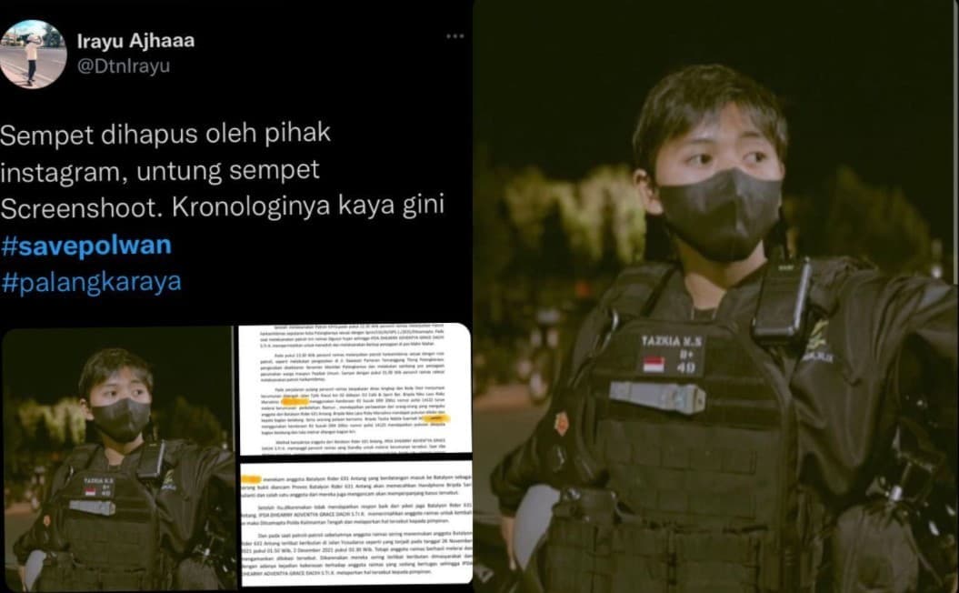 Tagar #SavePolwan menggema di jagat maya karena kisah Bripda Tazkia Nabila. 