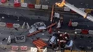  Crane Proyek Jalan Tol SUKE Ambruk Timpa 3 Pekerja (Foto:Istimewa)